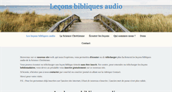 Desktop Screenshot of lecon-biblique-audio.com